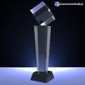 puchar ze szkła z grawerunkiem 3D jako nagroda