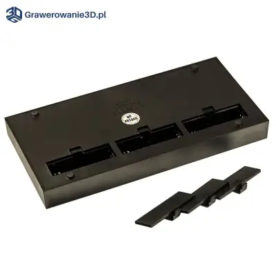 Czarna podstawka LED na baterie