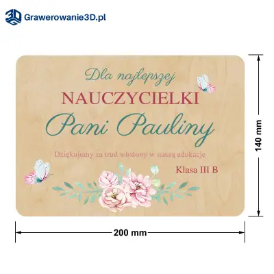 Kartka z życzeniami dla wychowawcy
