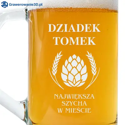 Kufel na Dzień Dziadka z grawerem