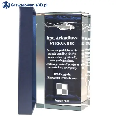 Personalizowana statuetka dla wojskowego
