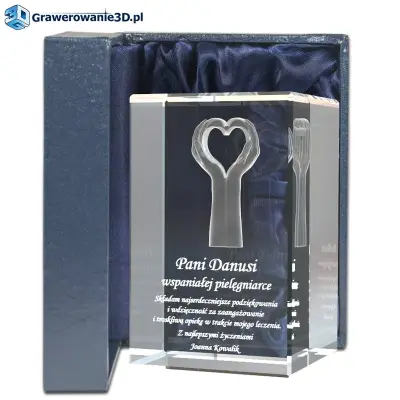 kryształowa statuetka dla pielęgniarki