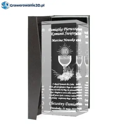 elegancki prezent dla dziecka na komunię z grafiką 3D