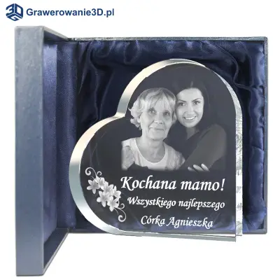 kryształowe serce na dzień mamy