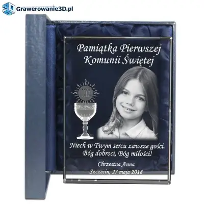 piękna pamiątka komunijna dla dziewczynki od chrzestnej