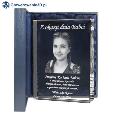 prezent ze zdjęciem wnuczki