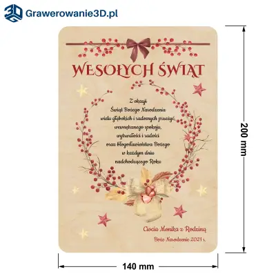 Kartka na święta