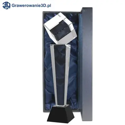 statuetka kryształowa do grawerunku 3D