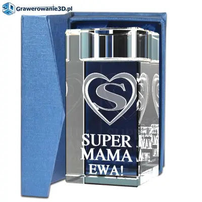grawerowany Prezent Super Mama na dzień Matki