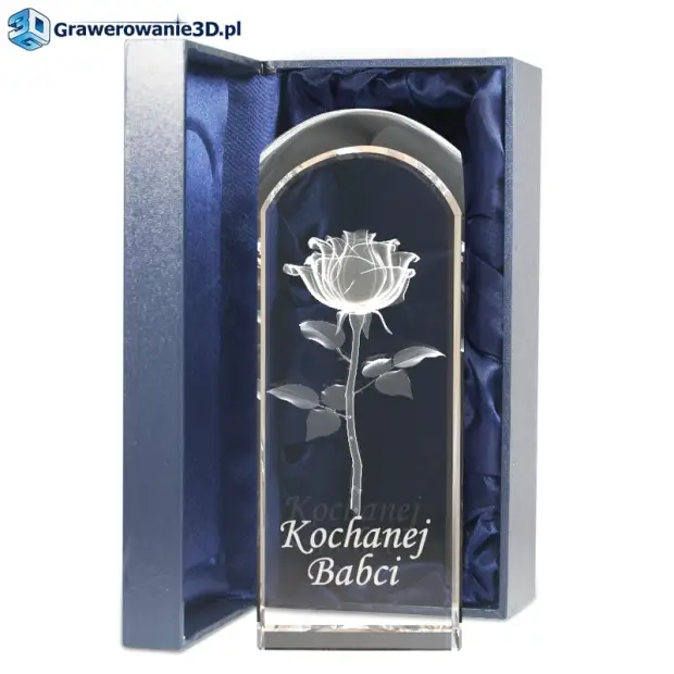 wygrawerowana Róża 3D
