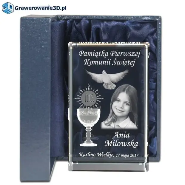 Piękna pamiątka pierwszokomunijna dla dziewczynki, bądź chłopca. Pamiątka od chrzestnego, od chrzestnej, rodziców dla dz