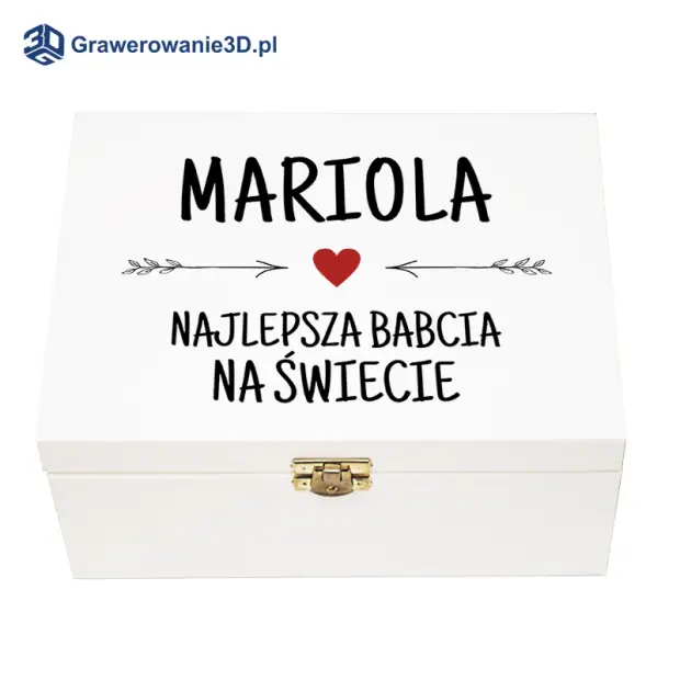 Personalizowane pudełko Najlepsza Babcia na Świecie