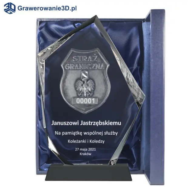 Personalizowany prezent odznaka Straży granicznej