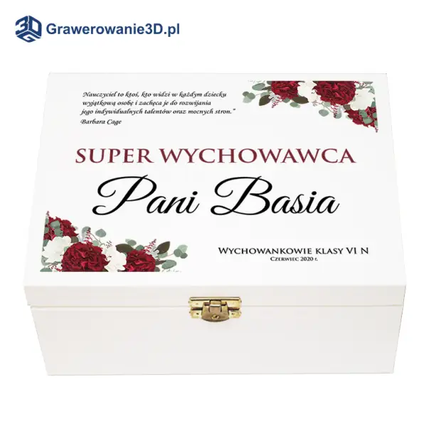 Prezent pudełko na zakończenie roku