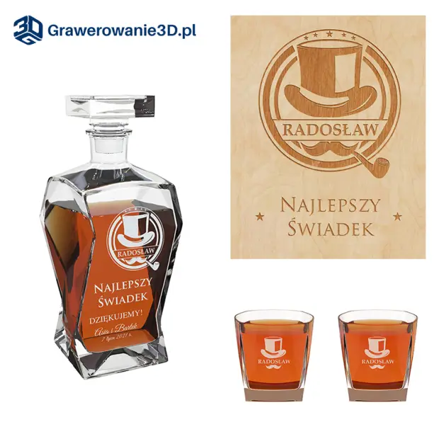 grawerowany prezent dla świadka