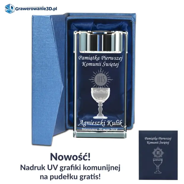 kielich liturgiczny 3D prezent na komunię