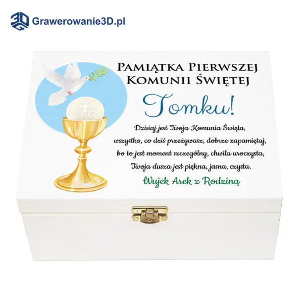 pamiatka komunijna dla chłopca