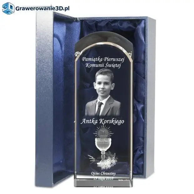 pamiątka na komunię świętą ze zdjęciem