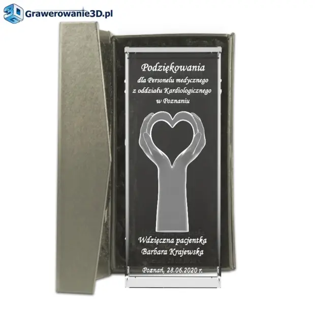 Prezent podziękowania dla Personelu medycznego