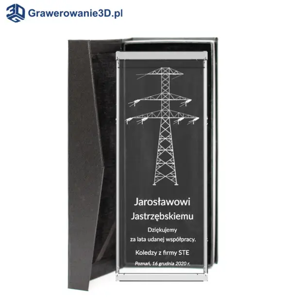 podziękowania dla pracownika elektryka