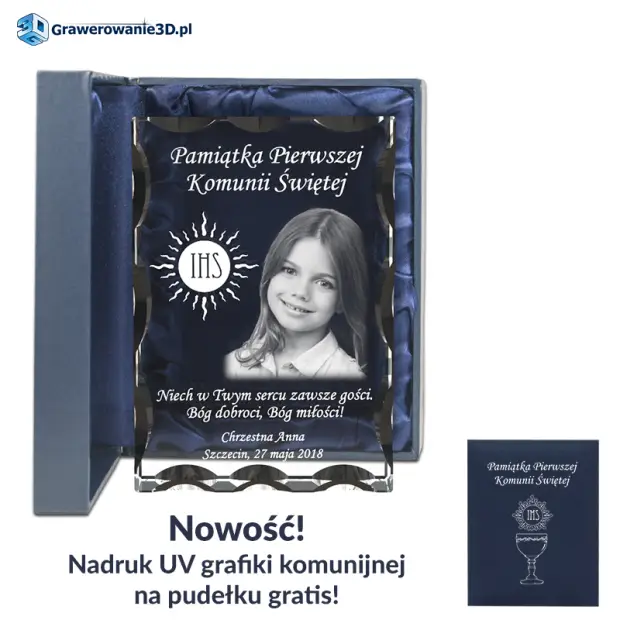 prezent na komunię od Chrzestnej