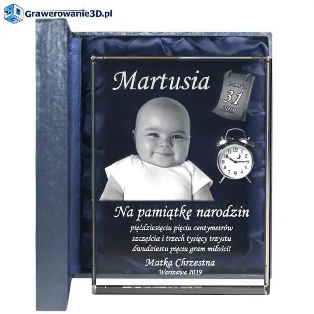 Grawerowany Prezent na narodziny dla rodziców