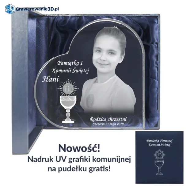 zdjęcia w sercu ze zdjęciem na komunie