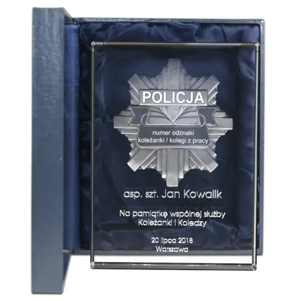 Prezent dla emerytowanego policjanta