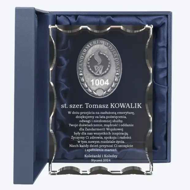 Prezent dla żołnierza Żandarmerii Wojskowej