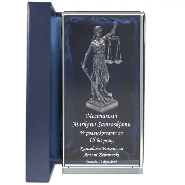 Prezent dla mecenasa z grawerem