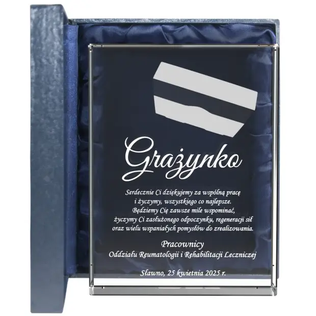 Grawerowany czepek 3D prezent dla pielęgniarki na emeryturę