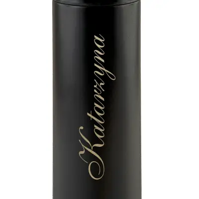 grawerowane imię dla niej na termosie z czujnikiem temperatury LED