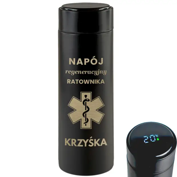 Termos z grawerem dla ratownika medycznego