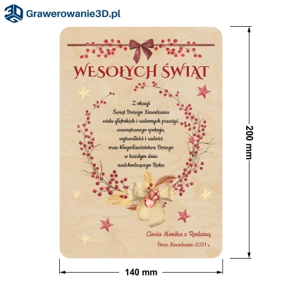 Kartka na święta
