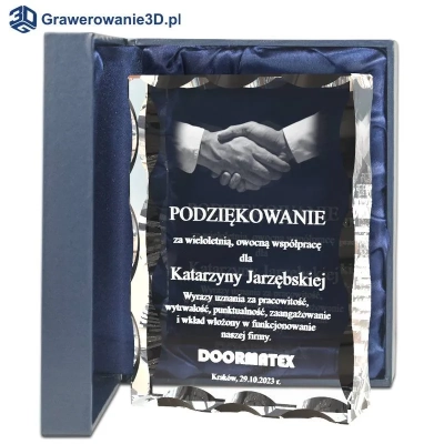 podziękowanie od prezesa firmy