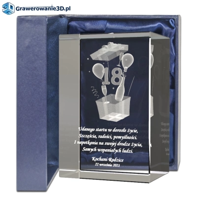 Personalizowany prezent z grawerem na 18 Urodziny