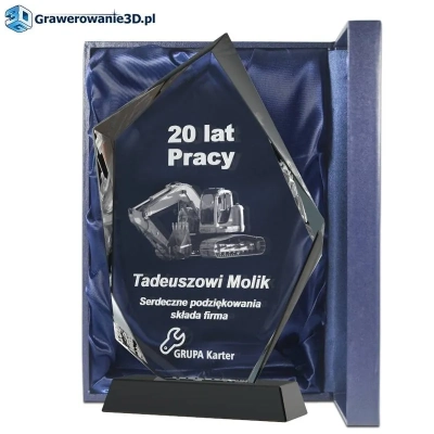 prezent na jubileusz pracy dla pracownika za 10 lat pracy, za 20 lat pracy prezent, podziękowania dla pracownika