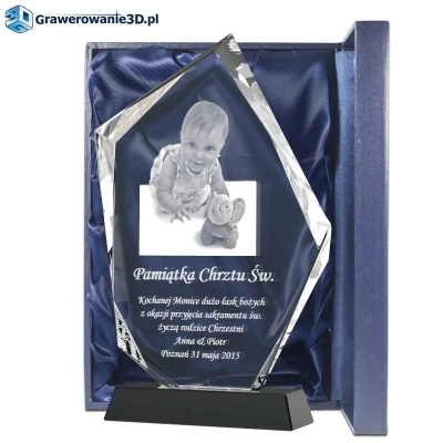 grawerowany prezent na chrzciny od dziadków