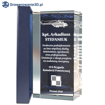 Personalizowana statuetka dla wojskowego