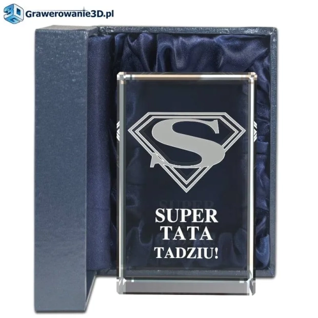 prezent dla taty - super tata. Prezent dla taty na dzień ojca. Wyjątkowy prezent grawerowany dla taty. co dla taty na dz