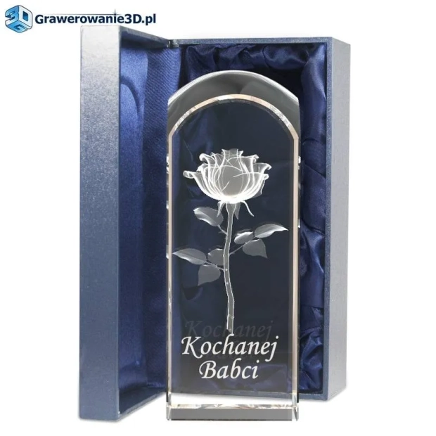 wygrawerowana Róża 3D