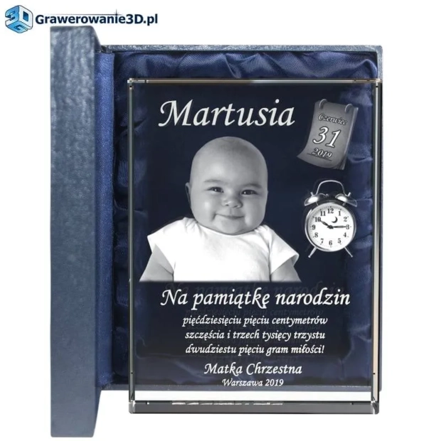 Grawerowany Prezent na narodziny dla rodziców
