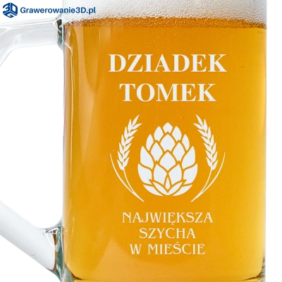 Kufel na Dzień Dziadka z grawerem