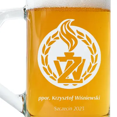 kufel do piwa z logo ŻW