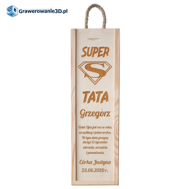 skrzynka super tata na dzień ojca