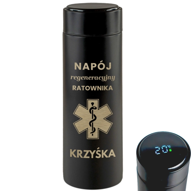 Termos z grawerem dla ratownika medycznego